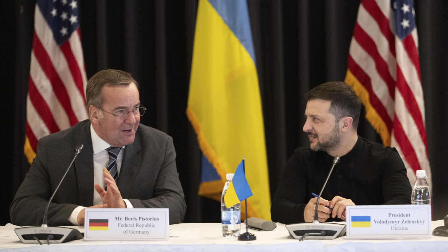 In their final meeting, Zelenskyy and Austin say military aid to Ukraine must continue under Trump