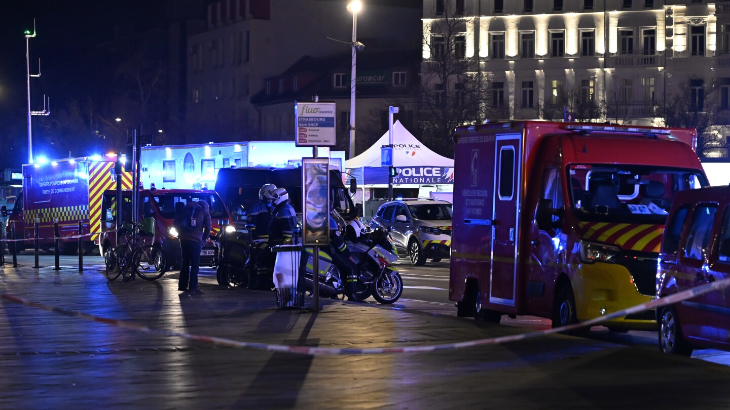 Trams collide in the French city of Strasbourg, injuring dozens, though none critically
