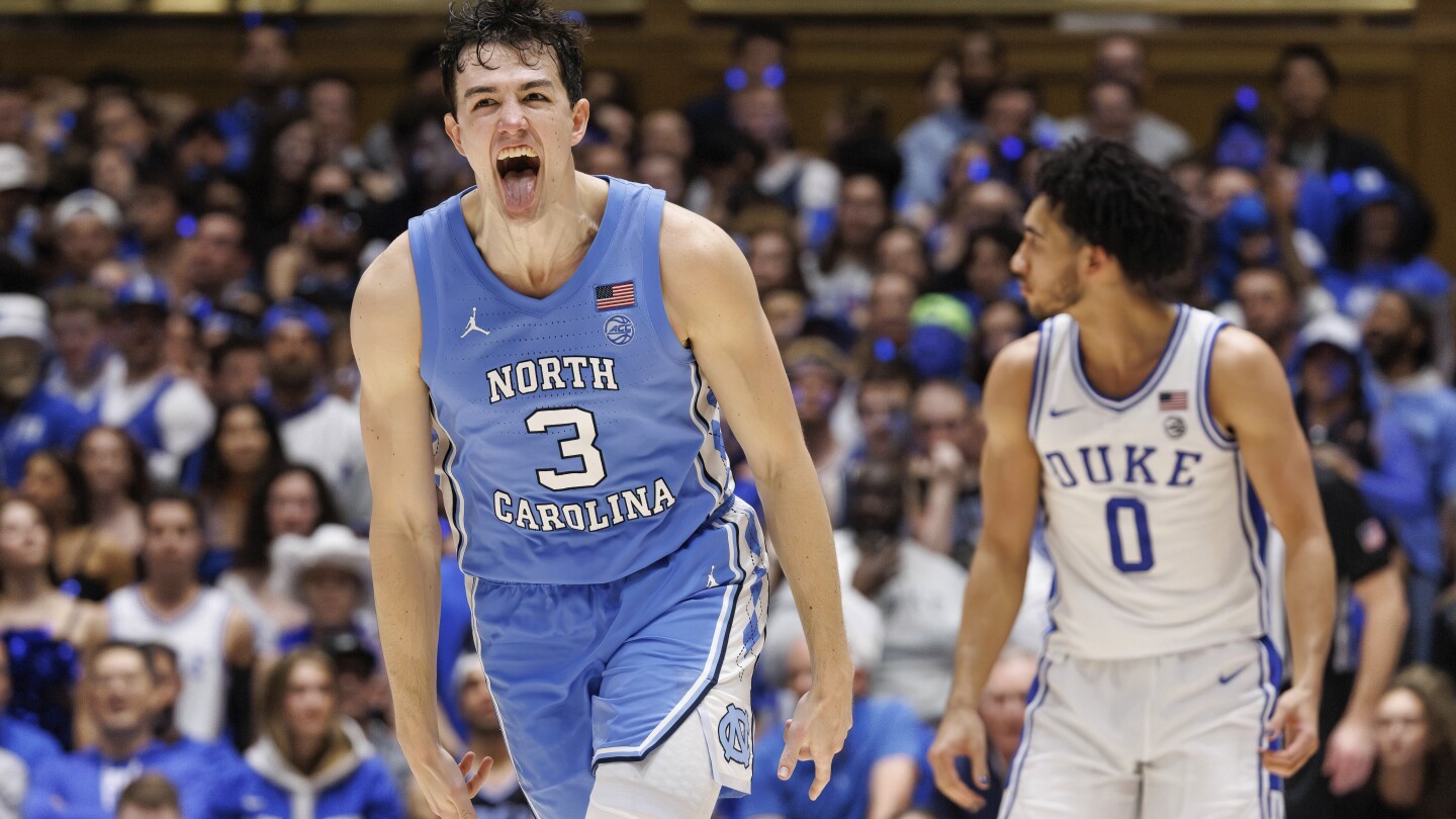 UNC’s Cormac Ryan was dominant in a win at Duke. He let the Cameron Crazies know about it, too