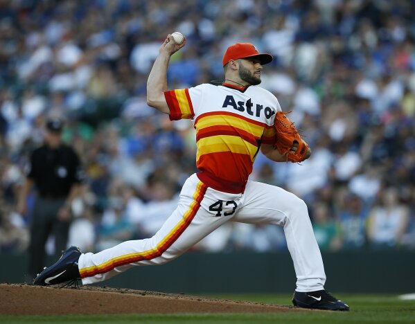 Rainbow resurgence: Bright Astros jerseys now a fan favorite | AP News