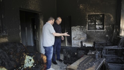 Breaking News Israeli lawmakers Ofer Cassif, left, and Ahmad Tibi gaze a torched dwelling, days after it became as soon as space on fire by Jewish settlers, in the West Bank metropolis of Turmus Ayya, Saturday, June 24, 2023. Israeli settlers entered the metropolis, setting fire to Palestinian vehicles and homes after four Israelis had been killed by Palestinian gunmen in the northern West Bank on Tuesday. (AP Photograph/Mahmoud Illean)