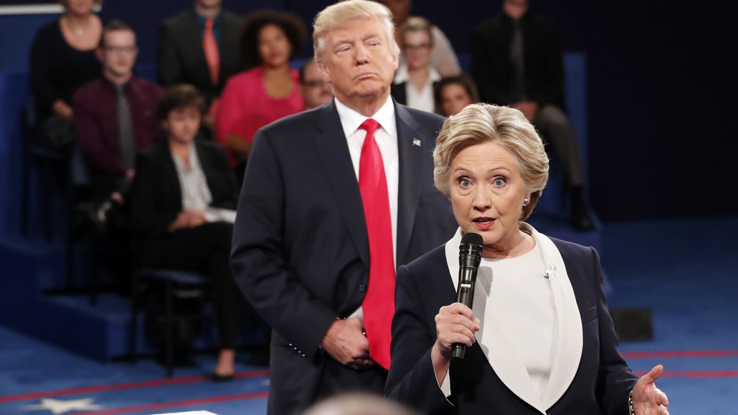 What the Trump-Clinton debates might tell us about Tuesday’s match with Harris