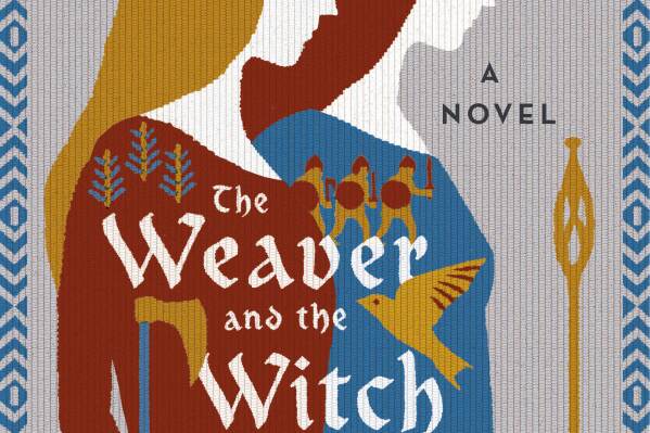 This cover image released by Ace shows "The Weaver and the Witch Queen" by Genevieve Gornichec. (Ace via AP)