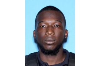 This photo provided by the Dallas County, Ala., District Attorney's office shows Police Officer Marquis Moorer, who authorities said was shot to death in Selma, Ala., on Tuesday, July 27, 2021. (AP Photo/Dallas County District Attorney's Office)