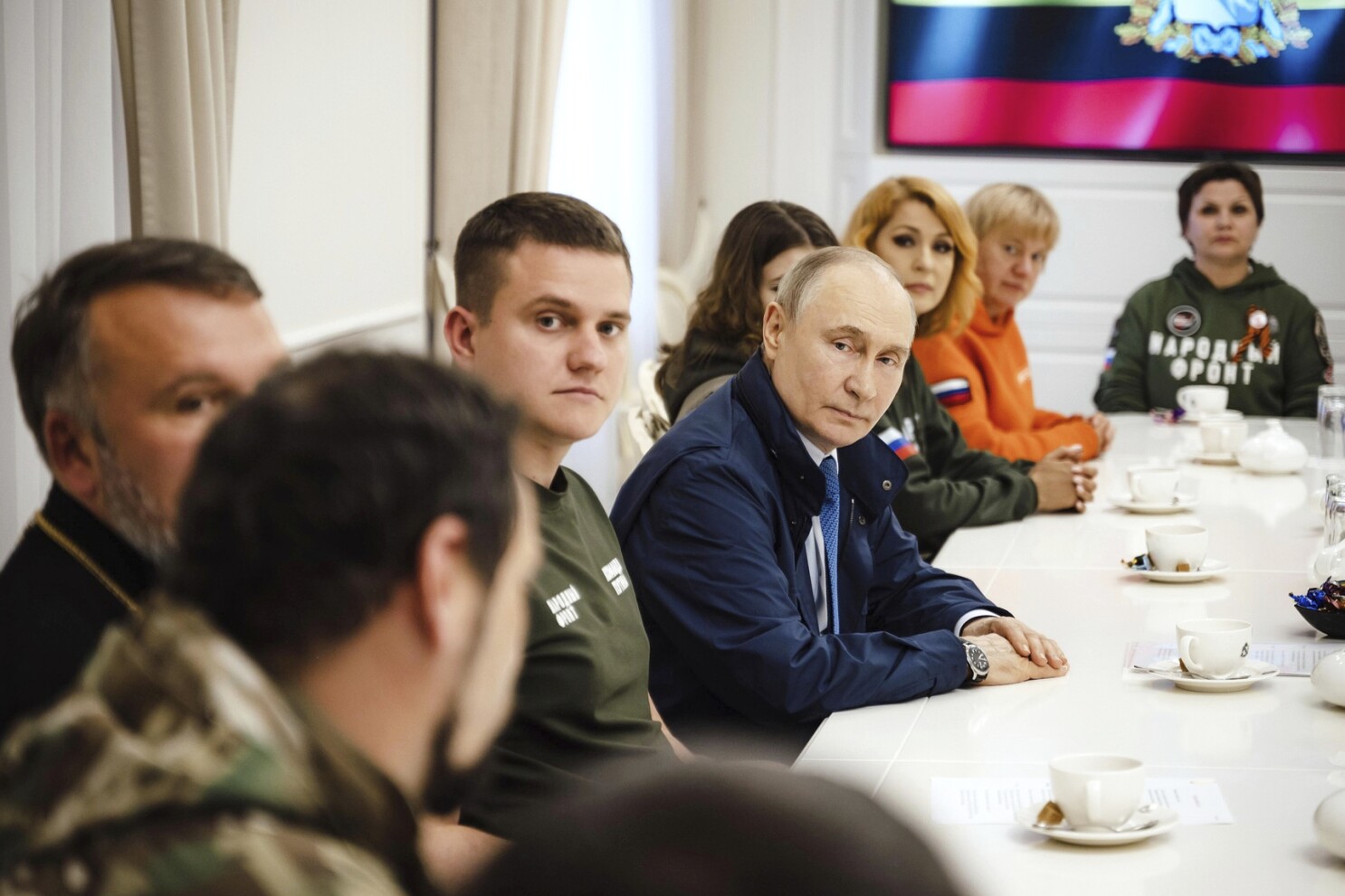 Putin visits Kursk region for the first time since expelling Ukrainian forces