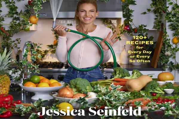 This cover image released by Gallery Books shows "Vegan, at Times; 120+ Recipes for Every Day or Every So Often" by Jessica Seinfeld with Sara Quessenberry. (Gallery Books via AP)