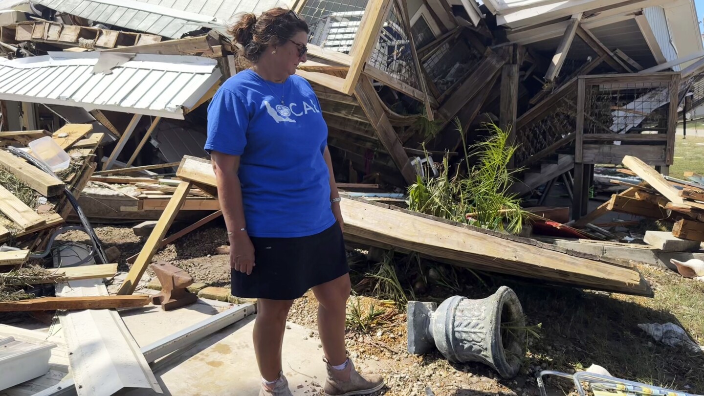 Florida residents have been hit by hurricanes three times and are struggling to rebuild