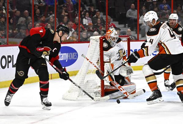 Lukas Dostal's 42 saves not enough as Ducks fall to Flames in OT