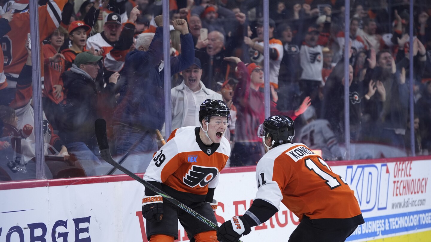 Flyers Rally to Beat Blackhawks 3-2 in Overtime