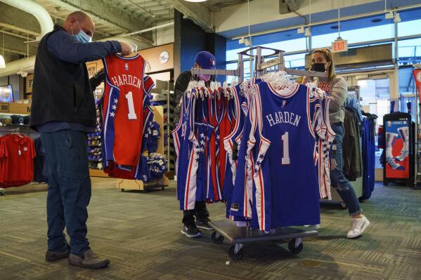 James Harden, Ben Simmons trade: Where, how to buy their new team jerseys 