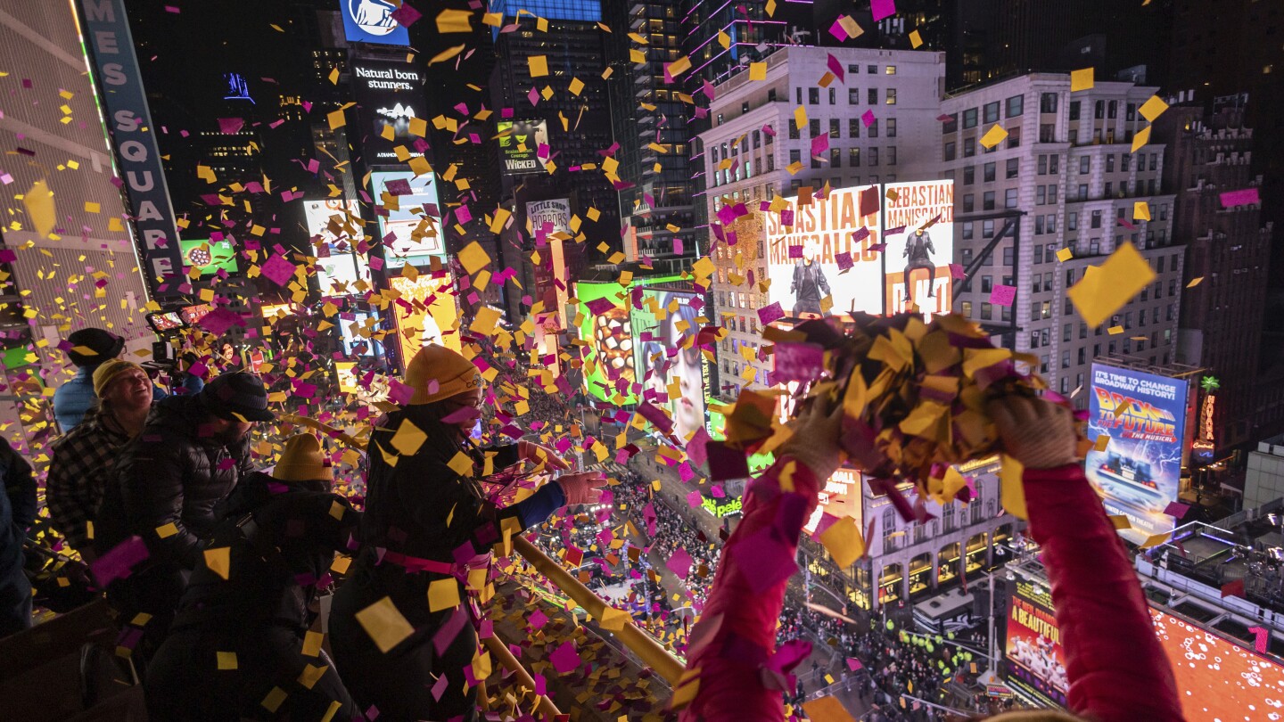 New Year's Eve sweeps across the globe, but wars cast a shadow on 2024