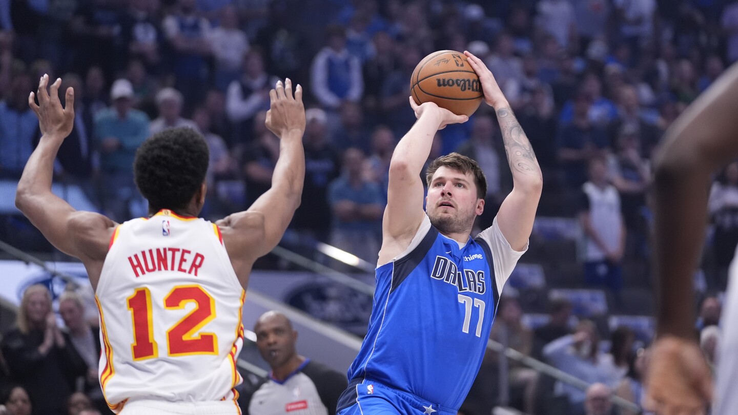 Luka Doncic finishes with 25 points after scoreless 1st quarter, Mavs beat Hawks 109-95