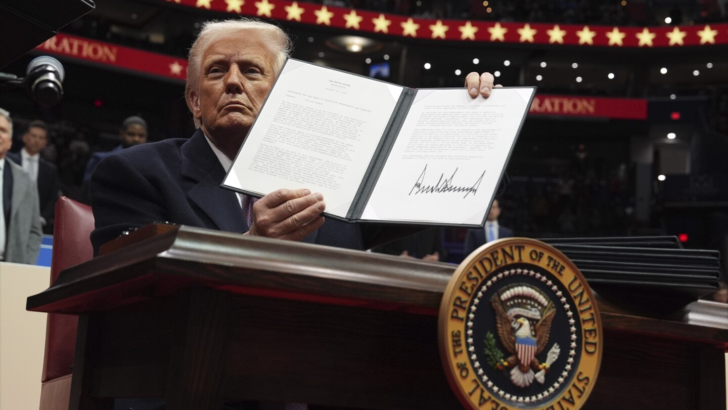 Trump Signs Flurry of Executive Orders on Day 1: Key Priorities Unveiled