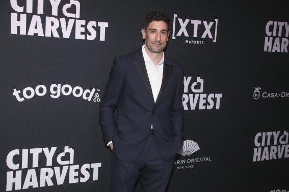 Actor Jason Biggs attends City Harvest Presents The 2025 Gala: Carnaval at Cipriani 42nd Street on Tuesday, April 22, 2025, in New York. (Photo by Andy Kropa/Invision/AP)
