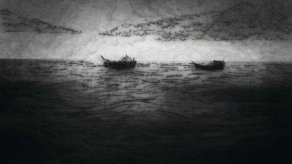 Boats on the horizon. (AP Illustration/Peter Hamlin)