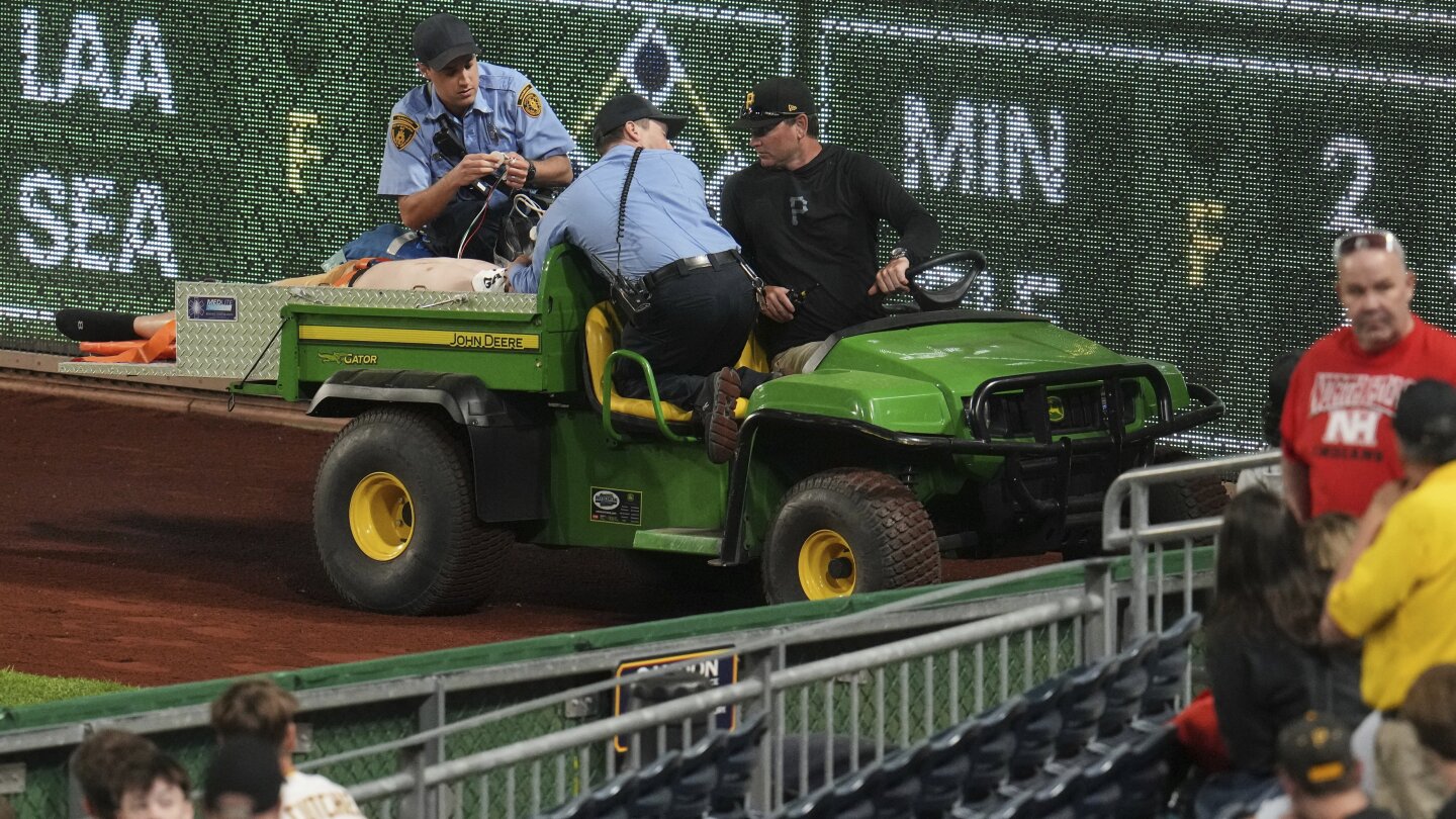 The man who fell over a railing at PNC Park is in critical condition. Police say it was an accident