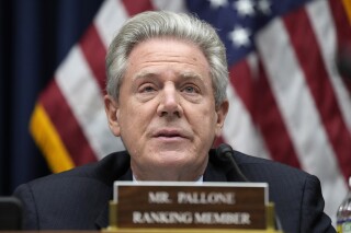 FILE - Ranking member Rep. Frank Pallone, D-N.J., listens during a hearing of the House Energy and Commerce Committee, March 23, 2023, on Capitol Hill in Washington. The Environmental Protection Agency says 25 toxic waste sites in 15 states will be cleaned up as part of a $1 billion infusion to the federal Superfund program. The money is the third and last installment in $3.5 billion allocated under the 2021 infrastructure law signed by President Joe Biden. (AP Photo/Alex Brandon, File)
