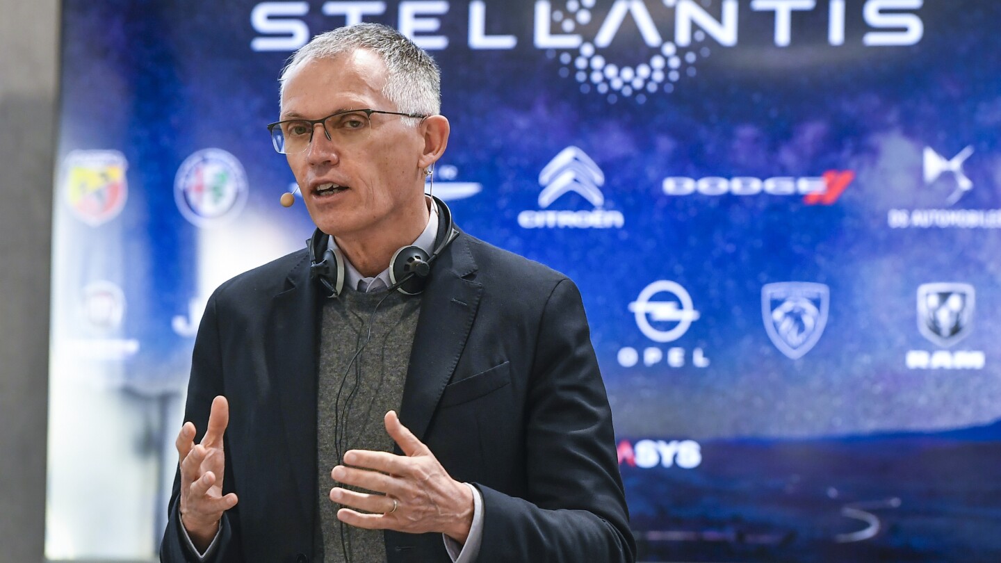 Stellantis CEO says company is on pace to fix sales problems