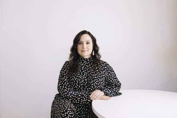 Lily Gladstone poses for a portrait on Tuesday, Nov. 28, 2023, in New York. Gladstone has been named one of The Associated Press' Breakthrough Entertainers of 2023. (Photo by Victoria Will/Invision/AP)