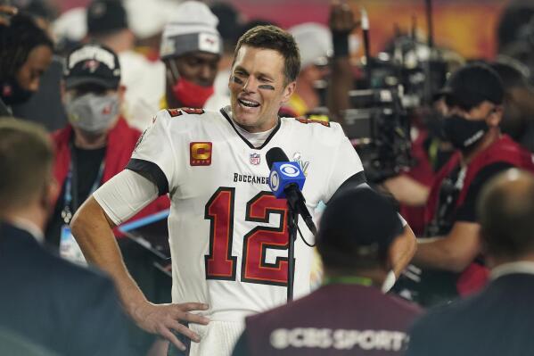 Hey, he's funny. Brady showing his personality as Buccaneer