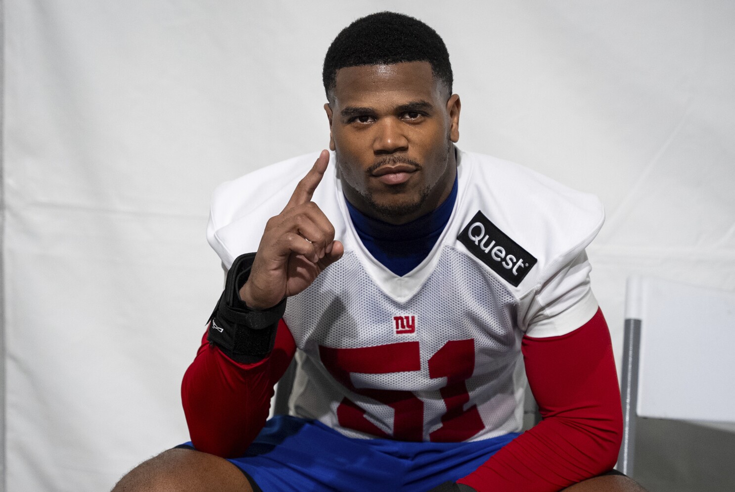 Giants' 1st-round pick Abdul Carter chooses No. 51 after headline-making search