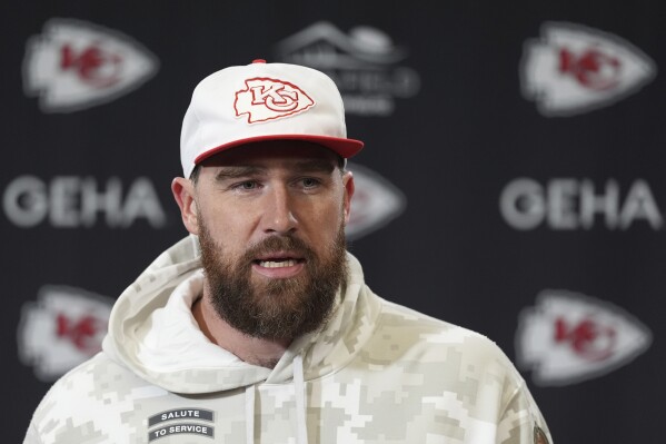 Travis Kelce says he 'used to dream' of playing QB the way Josh Allen does  | AP News