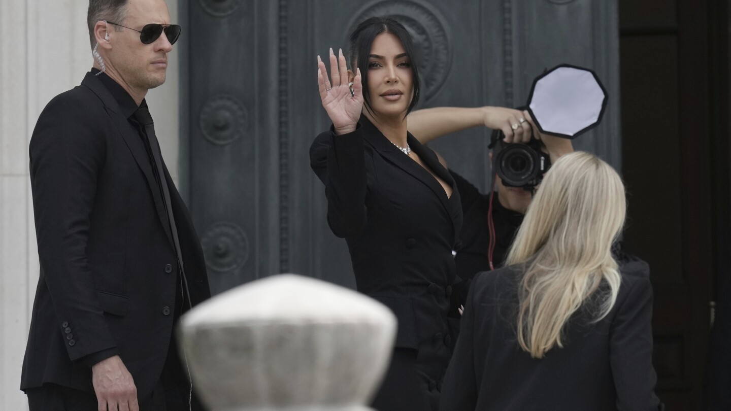 Kim Kardashian arrives at Paris court to testify about 2016 heist that changed her life