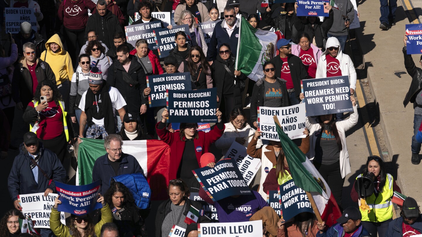 Tensions simmer as newcomers and immigrants with deeper US roots strive for work permits