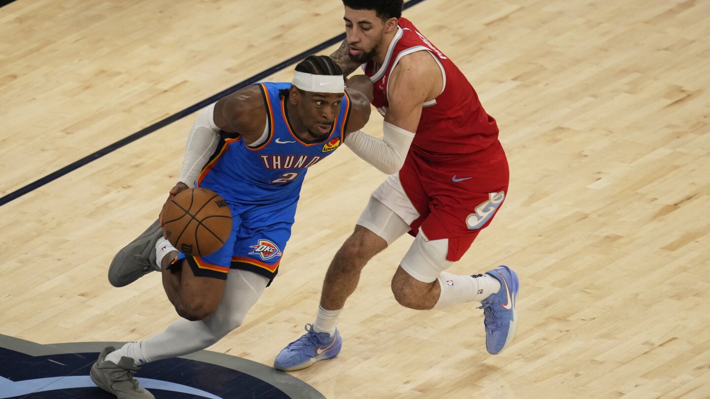 Thunder complete sweep of Grizzlies, reach Western Conference semifinals ...