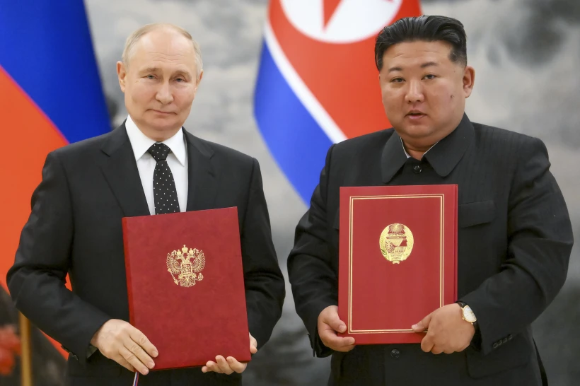 N korea sent troops to Russia