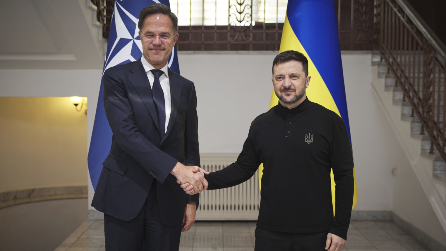 NATO chief reaffirms support for Ukraine during a visit to the port city of Odesa