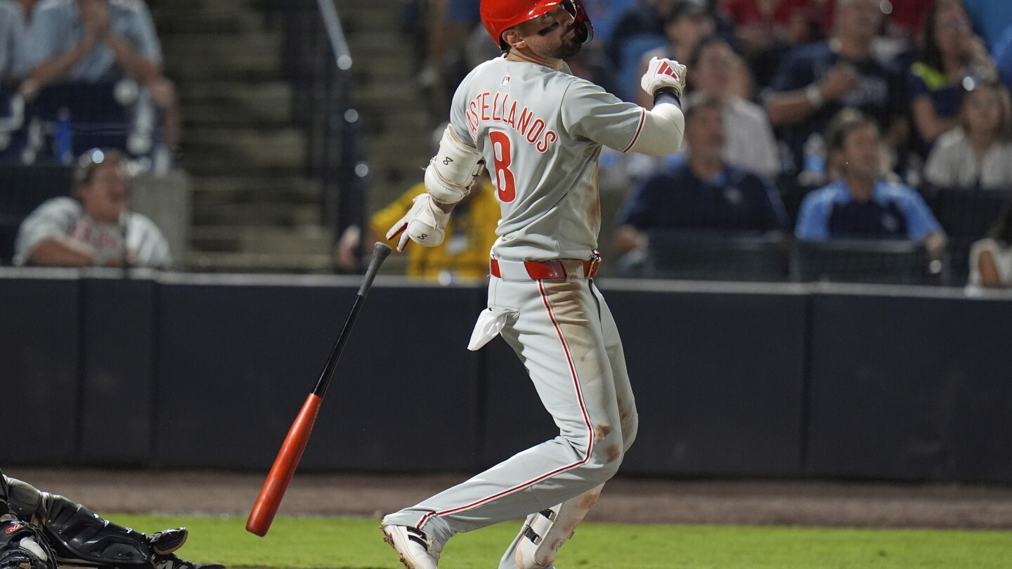 Phillies Defeat Rays 8-4, Castellanos Shines with Four RBIs