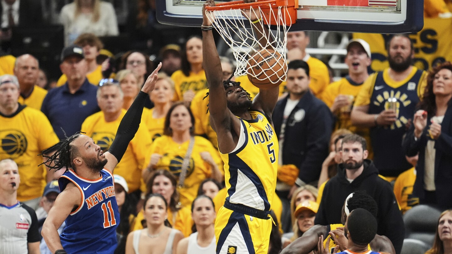 Pacers' Walker injures right ankle, leaving his availability for the NBA Finals uncertain