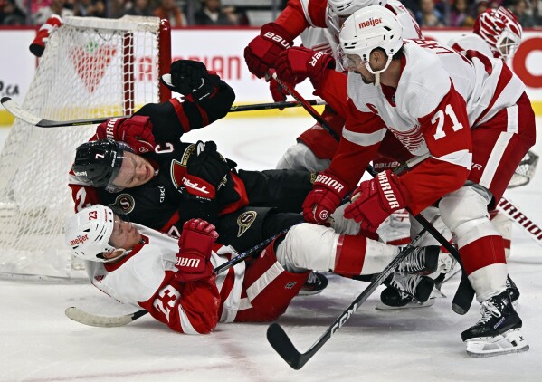 Red Wings fall 3-1 to Coyotes
