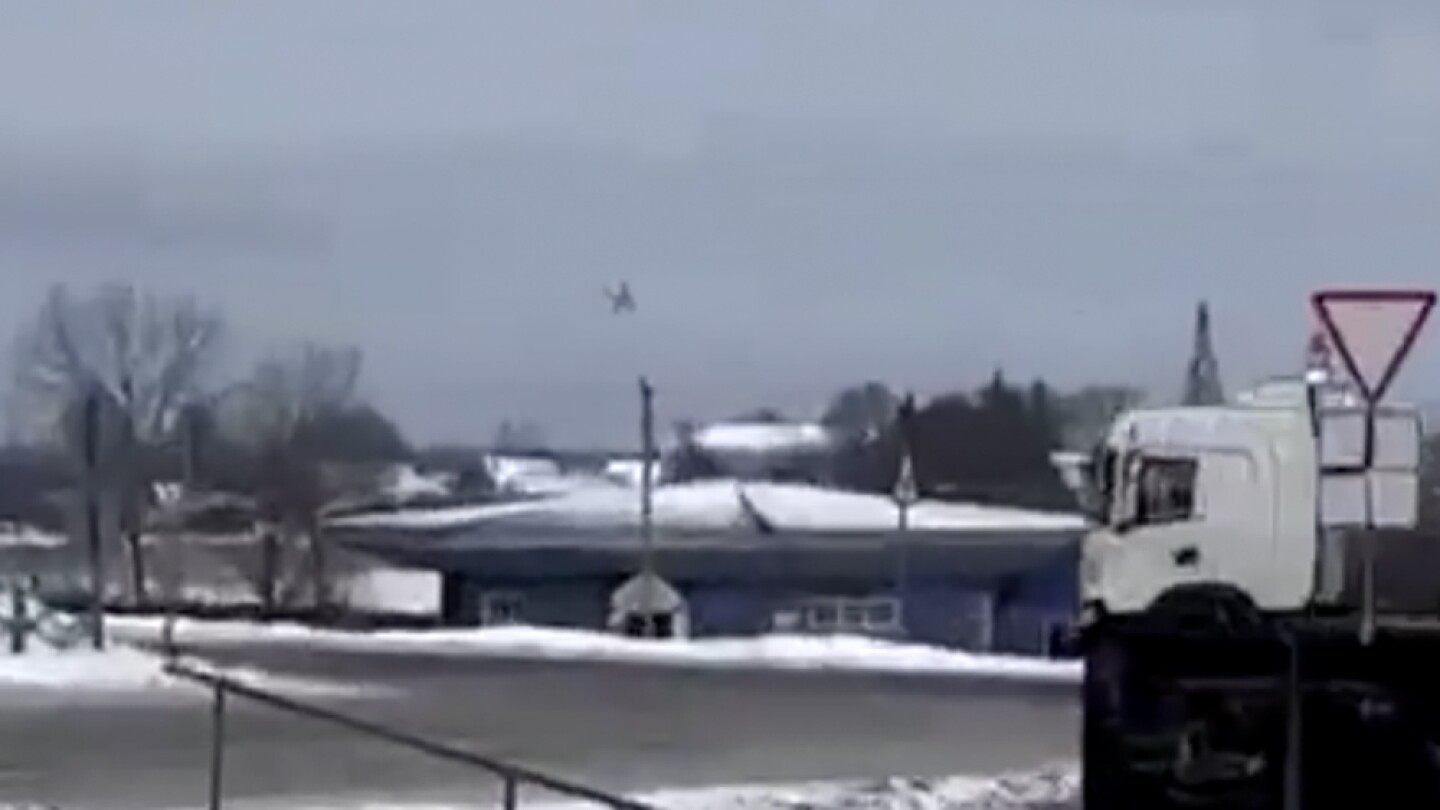 Russian IL-76 military transport aircraft crashes in Belgorod region with 65 Ukrainian POWs on board