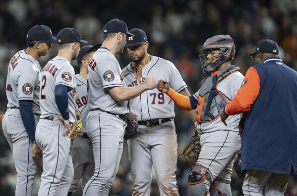 Justin Verlander stumbles in Astros' loss to Mariners