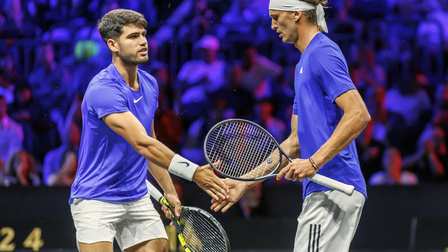 Laver Cup is 2-2 after Fritz and Shelton win doubles from Alcaraz and Zverev