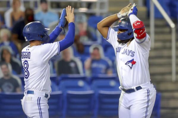 Guerrero hits 3 HRs, slam off Scherzer, Jays beat Nats