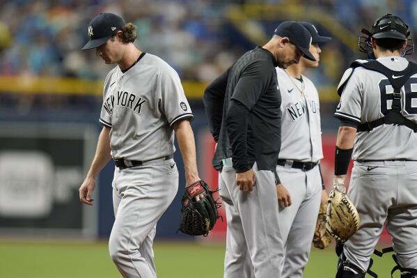 Yankees' yankees mlb jersey vest Gerrit Cole tests positive for COVID-19;  Gio Urshela to IL