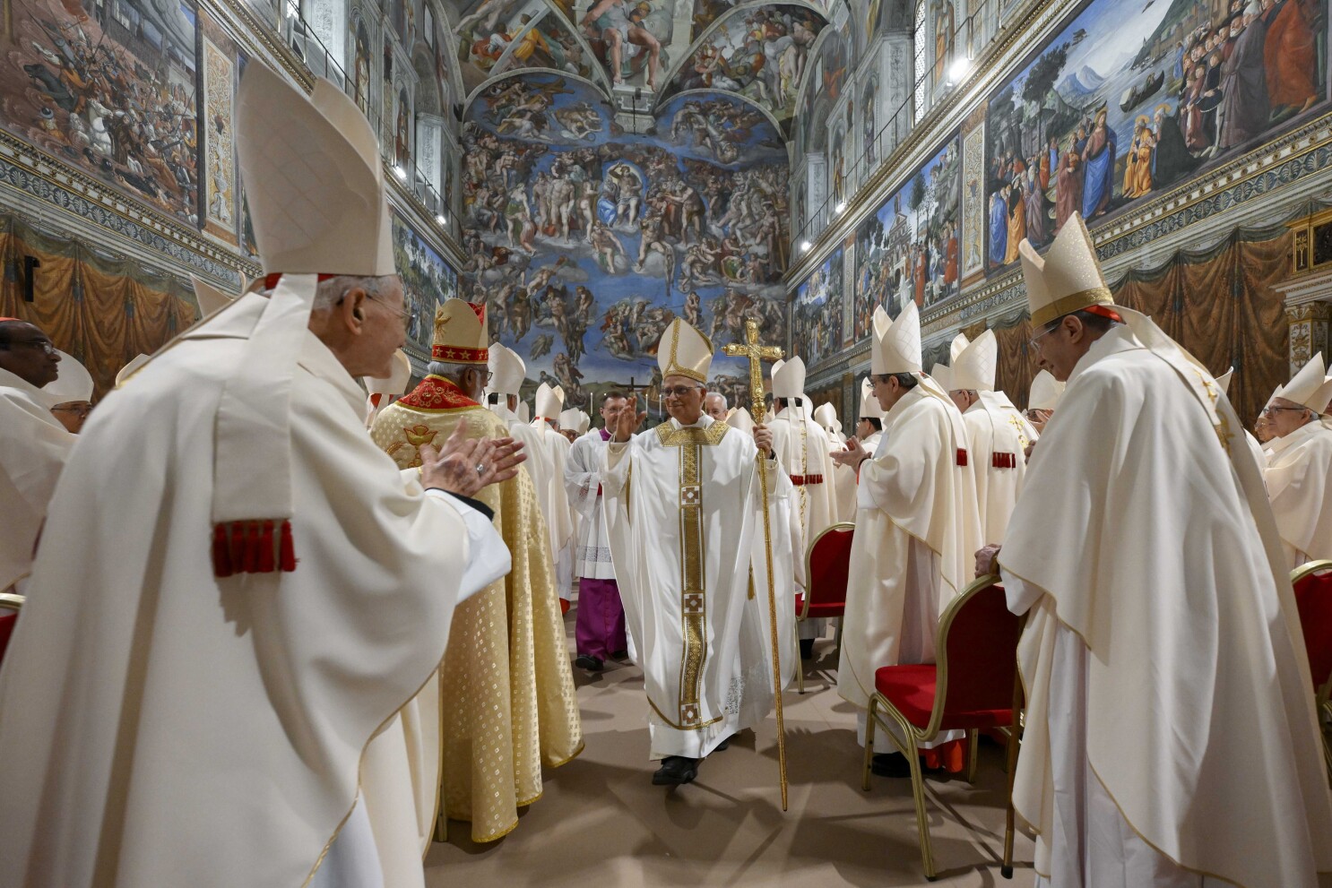 Pope Leo XIV celebrates first Mass as Francis' successor
