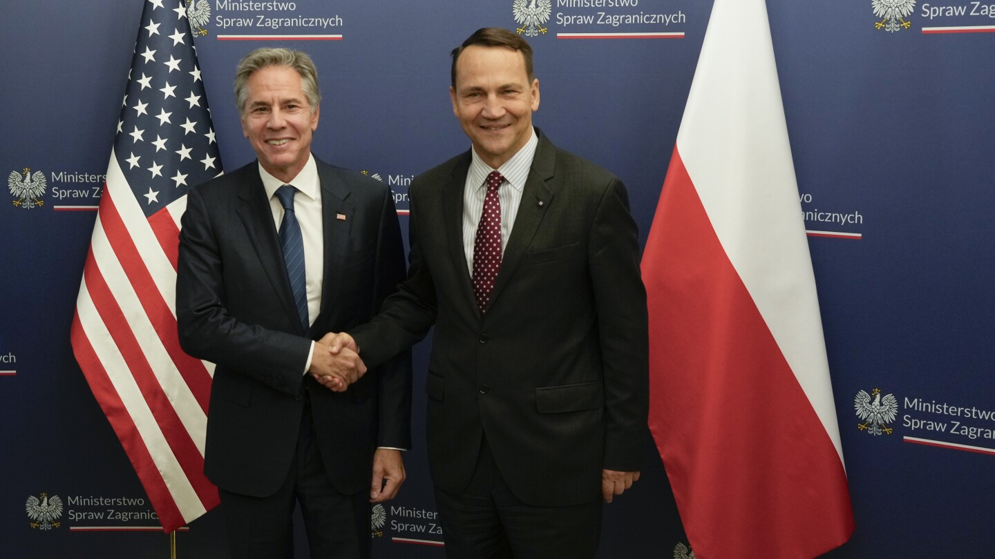 Blinken wraps up Ukraine-focused Europe trip in Poland with arms requests on the table