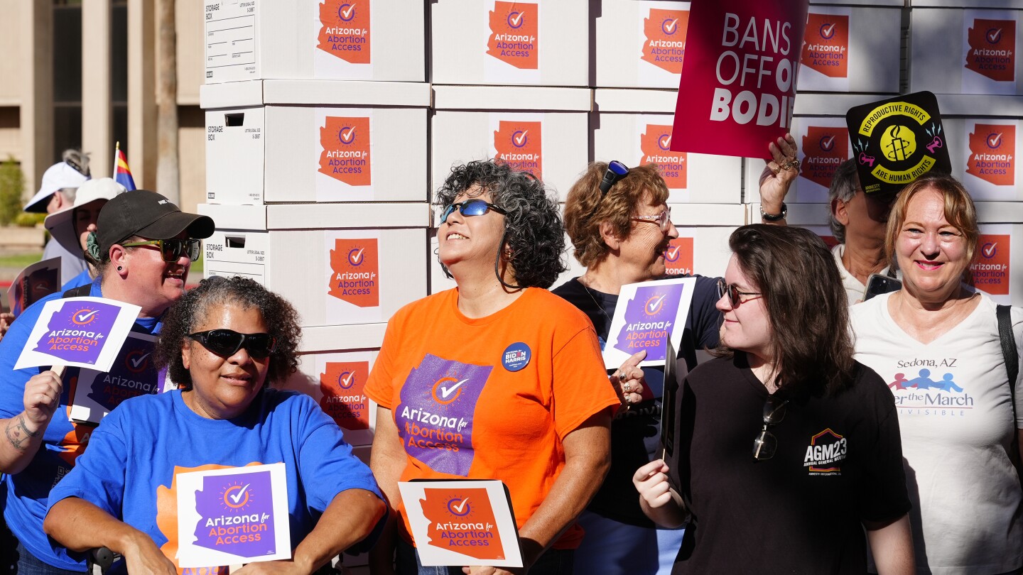 With over 577,000 confirmed signatures, Arizona will put abortion rights on the ballot