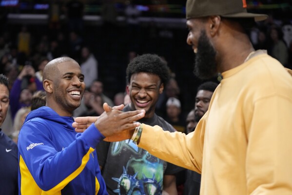 Steph Curry Embraced Bronny James at Lakers Game Following Warriors' Loss 