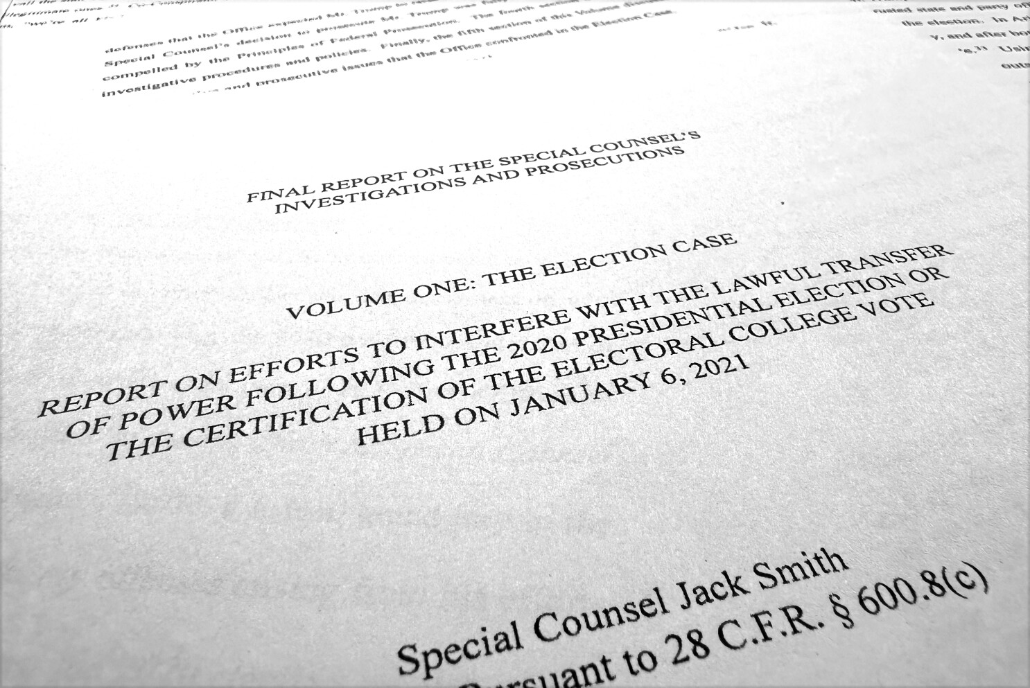 Final chapter of the special counsel's Jan. 6 case against Trump is now public. Here's what to know