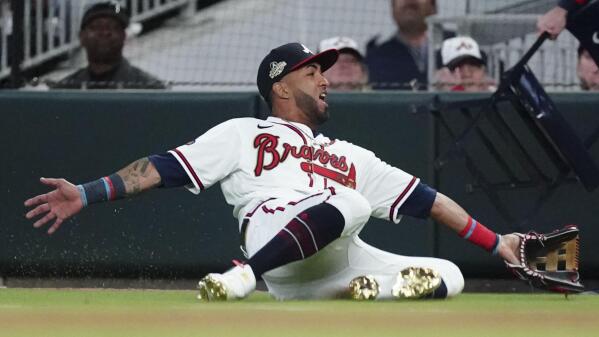Braves postseason star Rosario out 8-12 weeks for eye issues – KGET 17