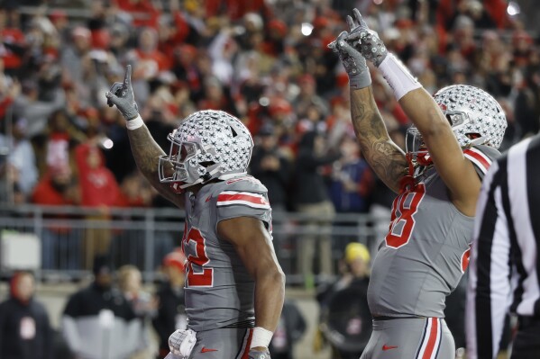Ohio State moves past Michigan in AP Top 25