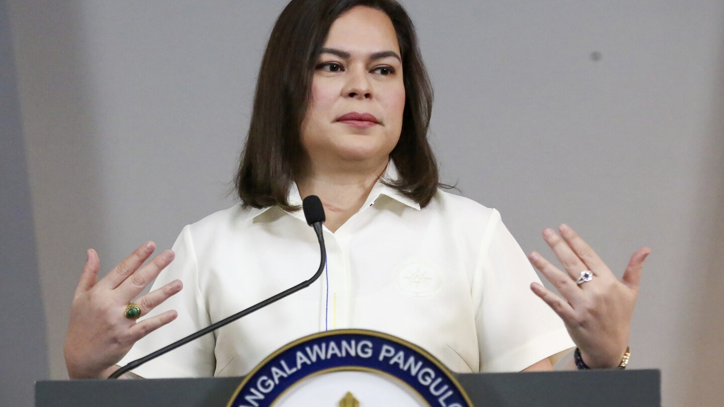 Philippine vice chairman making ready for impeachment combat however silent on method to renounce