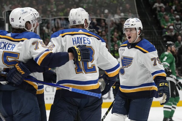 Blues' round one playoff schedule released - St. Louis Game Time