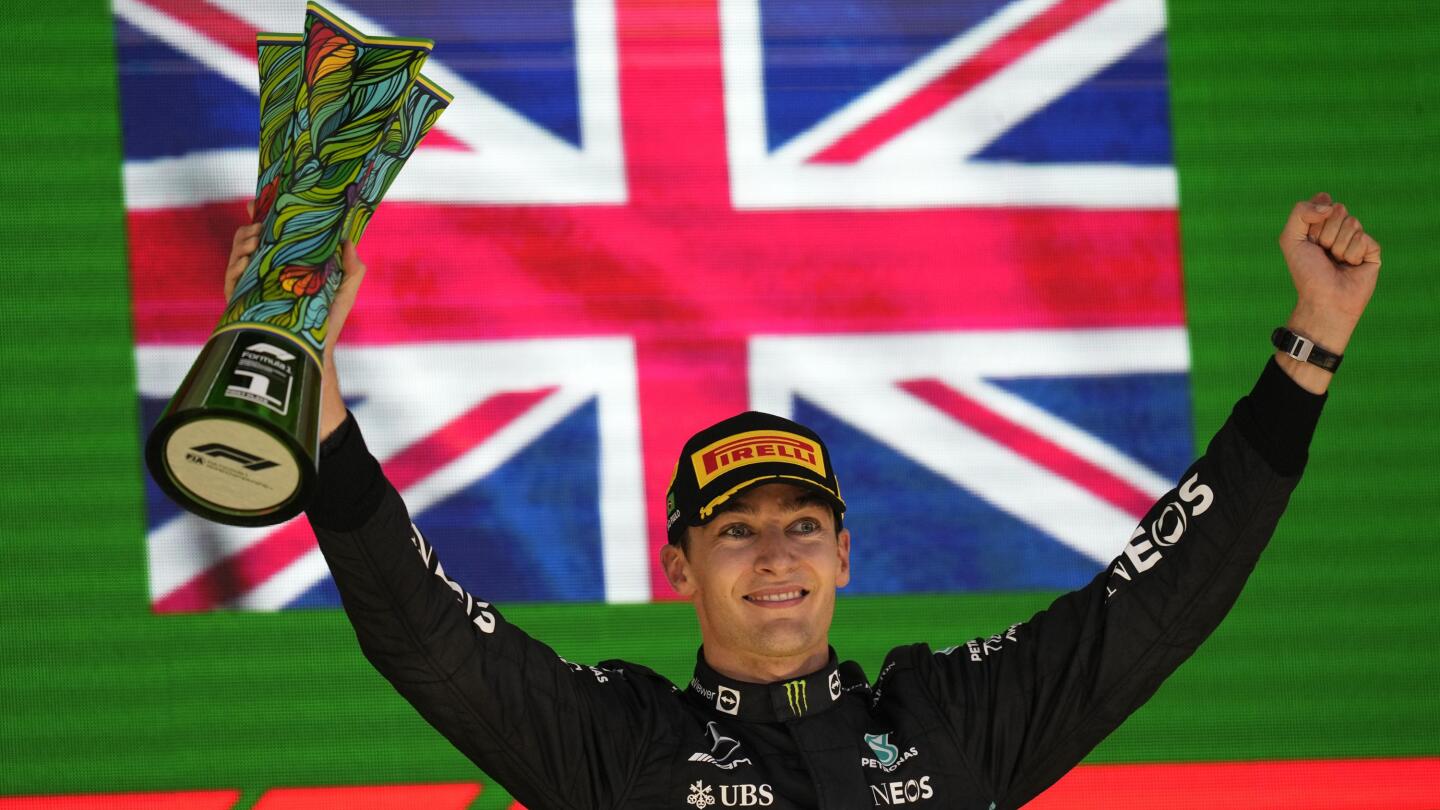 Russell leads home Hamilton for breakthrough Sao Paulo GP win