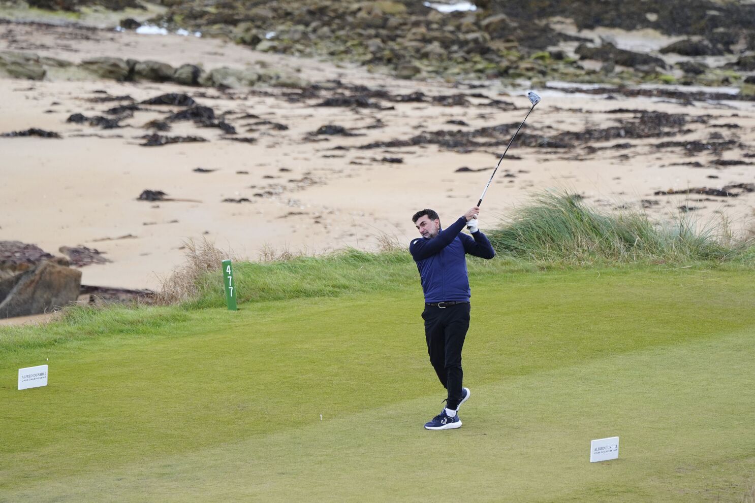 Nicolas Colsaerts and Cameron John share lead at Dunhill Links as star power fades